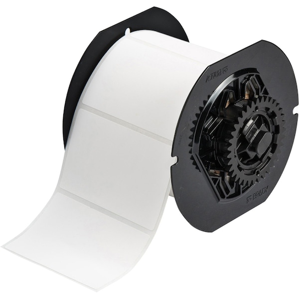 B33 Series Eco-Friendly Matte WT Polyester Labels 2 in H x 3 in W WT 700/RL